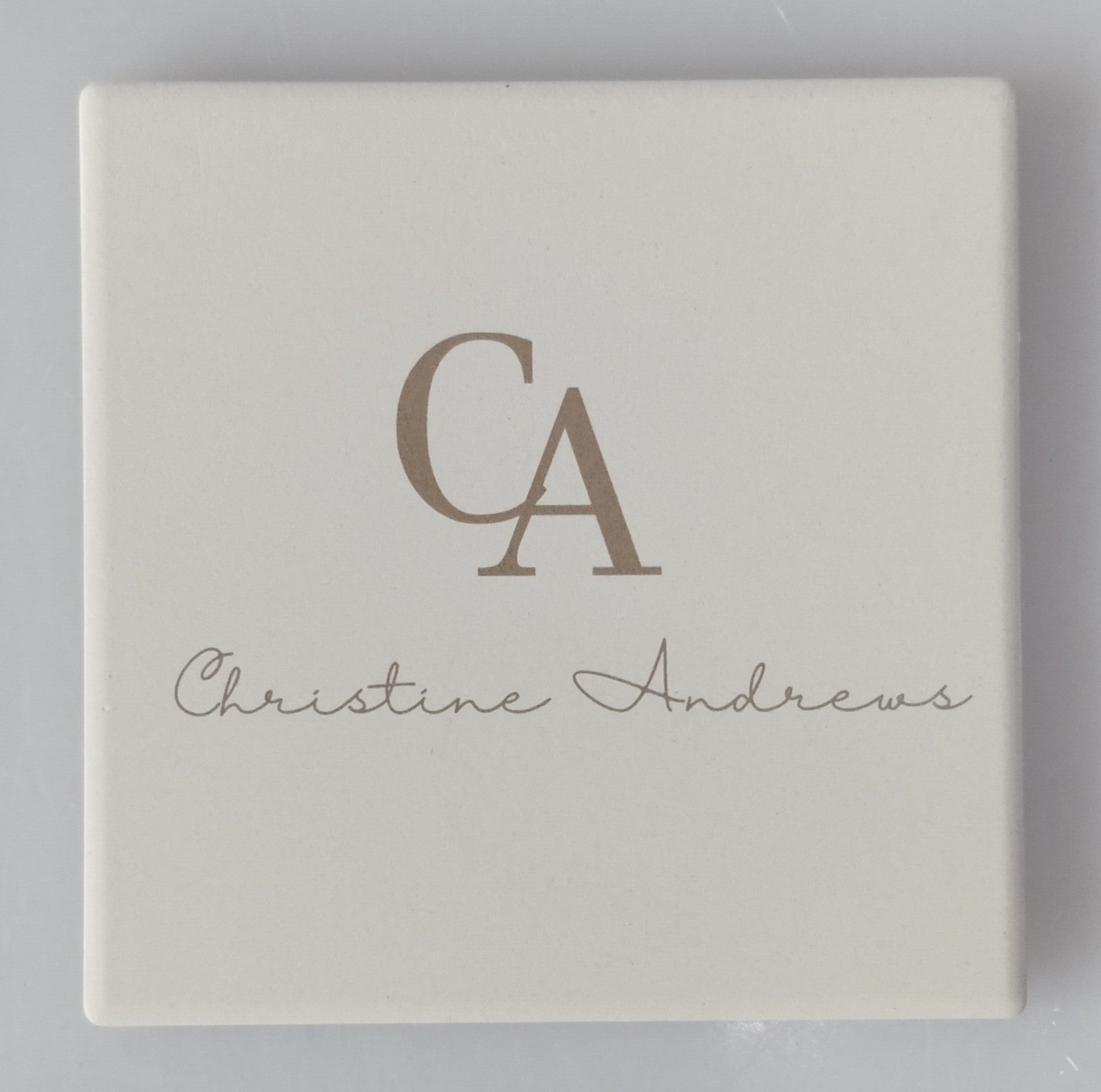 Absorbent wine coasters by Christine Andrews